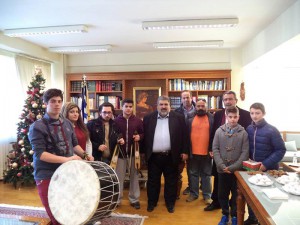 Κάλαντα στον Αντιπεριφερειάρχη Περιφερειακής Ενότητας Κοζάνης Παναγιώτη Πλακεντά