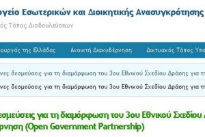 Με δύο δεσμεύσεις η Περιφέρεια Δυτικής Μακεδονίας συμμετέχει ενεργά στο νέο Εθνικό Σχέδιο Δράσης για τη Ανοιχτή Διακυβέρνηση - Σε διαβούλευση έως τις 5 Ιουλίου