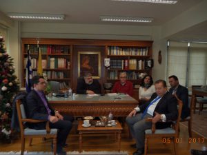 Επίσκεψη του υφυπουργού Αγροτικής Ανάπτυξης Β. Κόκκαλη στον Περιφερειάρχη Δυτικής Μακεδονίας Θ. Καρυπίδη - 1εκ. ευρώ εξασφαλίστηκε για τον κρόκο ανακοίνωσε ο Θ. Καρυπίδης