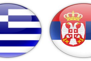 Σημαίες Ελλάδας Σερβίας
