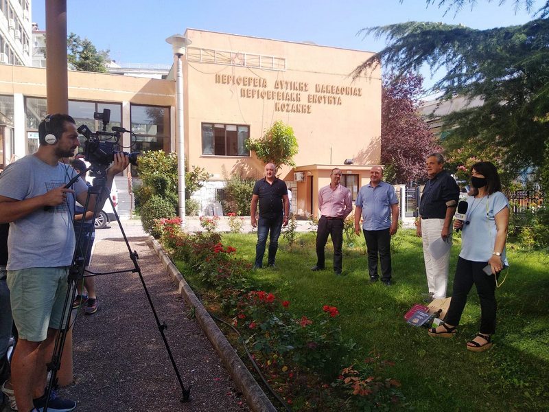 Επίσκεψη του Προέδρου του Πολιτιστικού Συλλόγου Λιβαδεριωτών Ζυρίχης στον Αντιπεριφερειάρχη της Π.Ε. Κοζάνης Γρηγόρη Τσιούμαρη