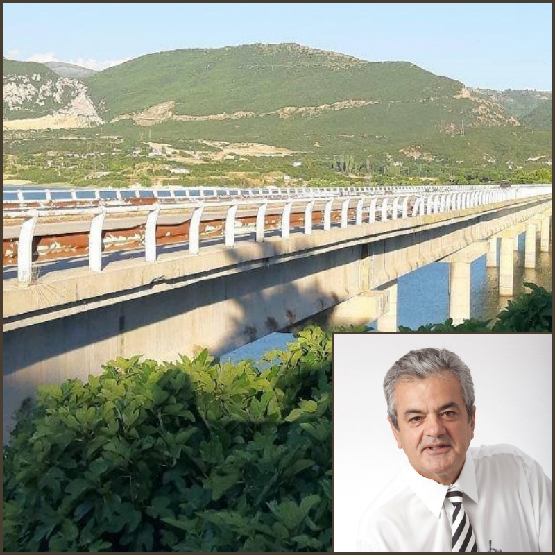 Γρηγόρης Τσιούμαρης - Άνοιγμα της γέφυρας Ρυμνίου  σήμερα Παρασκευή 14-08-2020 και ώρα 17:00