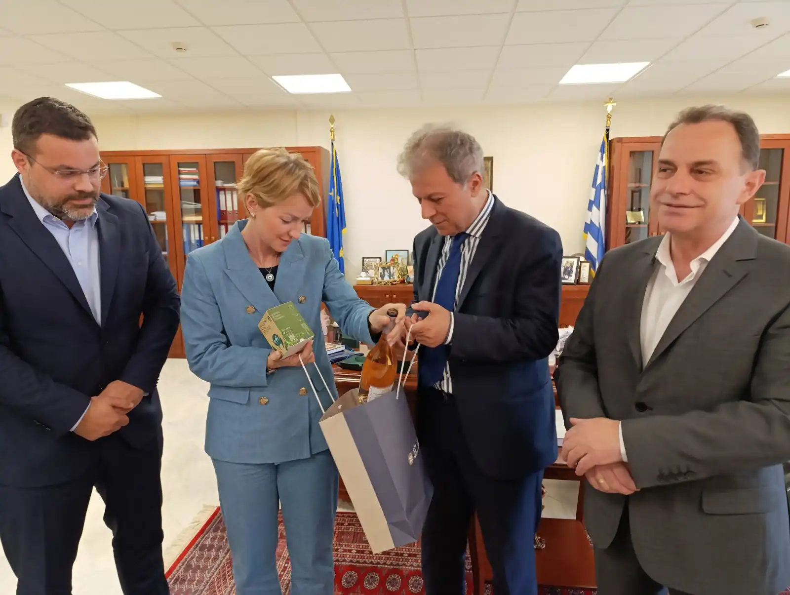 Επίσκεψη της Υφυπουργού Περιβάλλοντος και Ενέργειας Αλεξάνδρα Σδούκου
