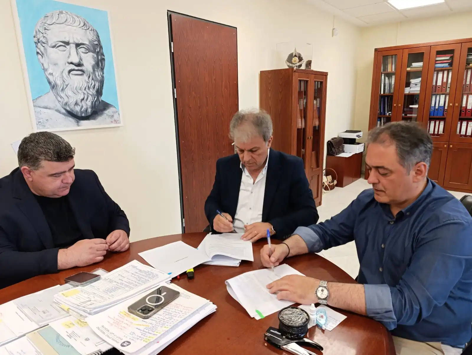 Υπεγράφη η προγραμματική σύμβαση για τη «Βελτίωση οδού Κερασιά - Μηλιά»